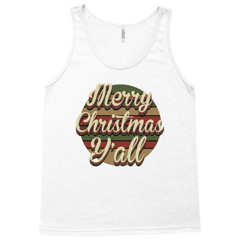 Merry Christmas Y'all Tank Top by Bettercallsaul | Artistshot