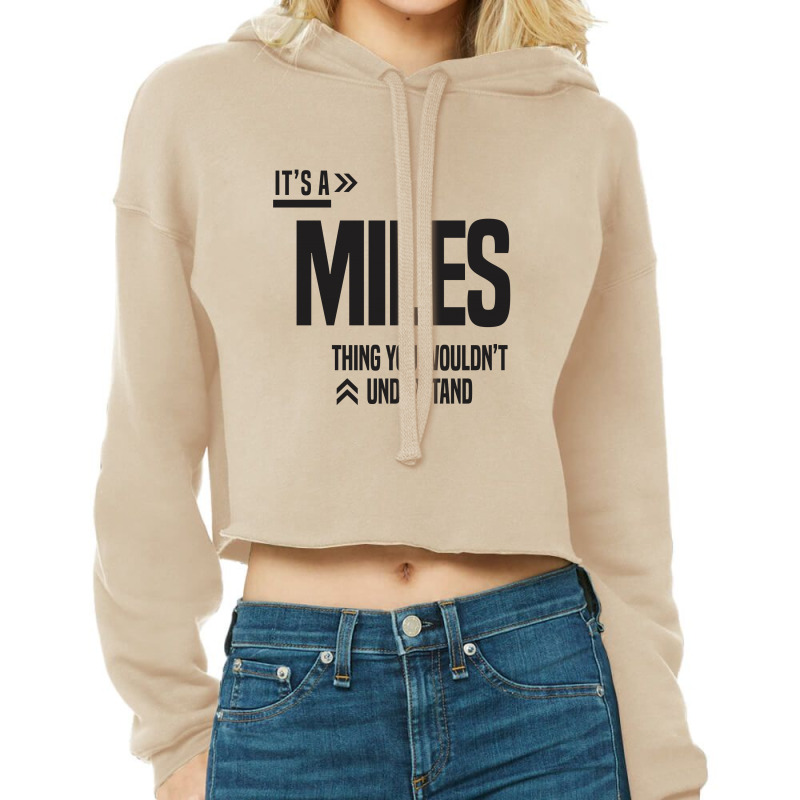 Miles Cropped Hoodie by Chris Ceconello | Artistshot