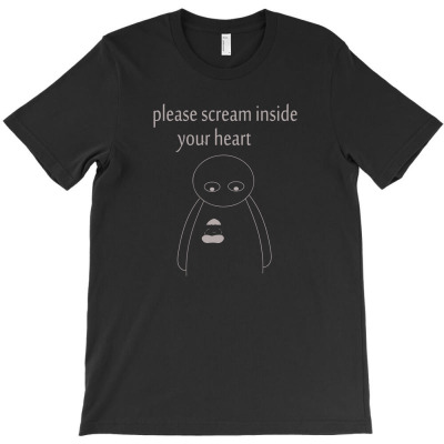 Scream Inside Your T-shirt Designed By O0p_