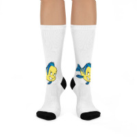 Flounder Crew Socks | Artistshot