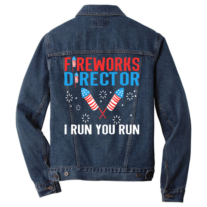 Independence Day T  Shirt Fireworks Director Men Denim Jacket by omerschmitt929 | Artistshot