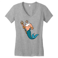 King Triton Women's V-neck T-shirt | Artistshot