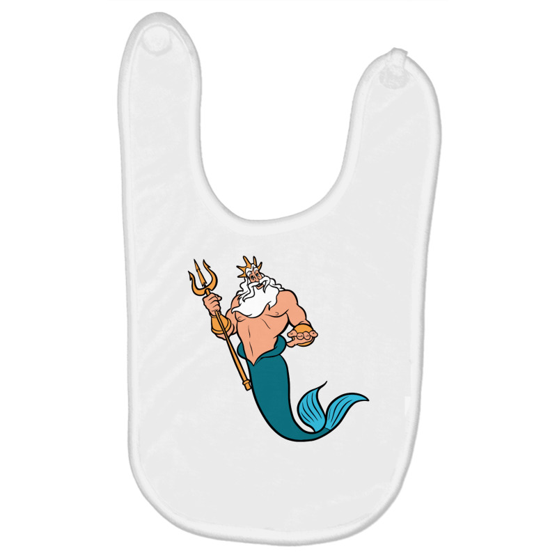 King Triton Baby Bibs by mukidey | Artistshot