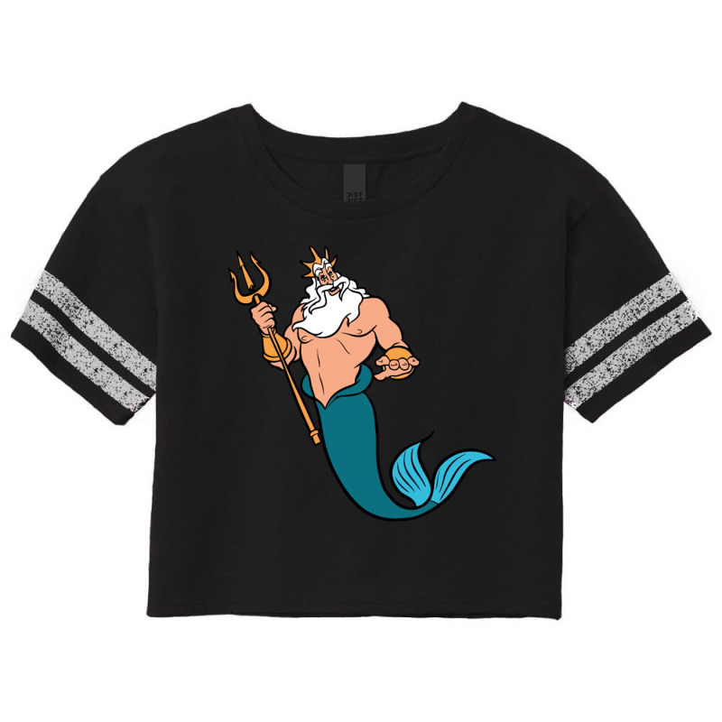 King Triton Scorecard Crop Tee by mukidey | Artistshot