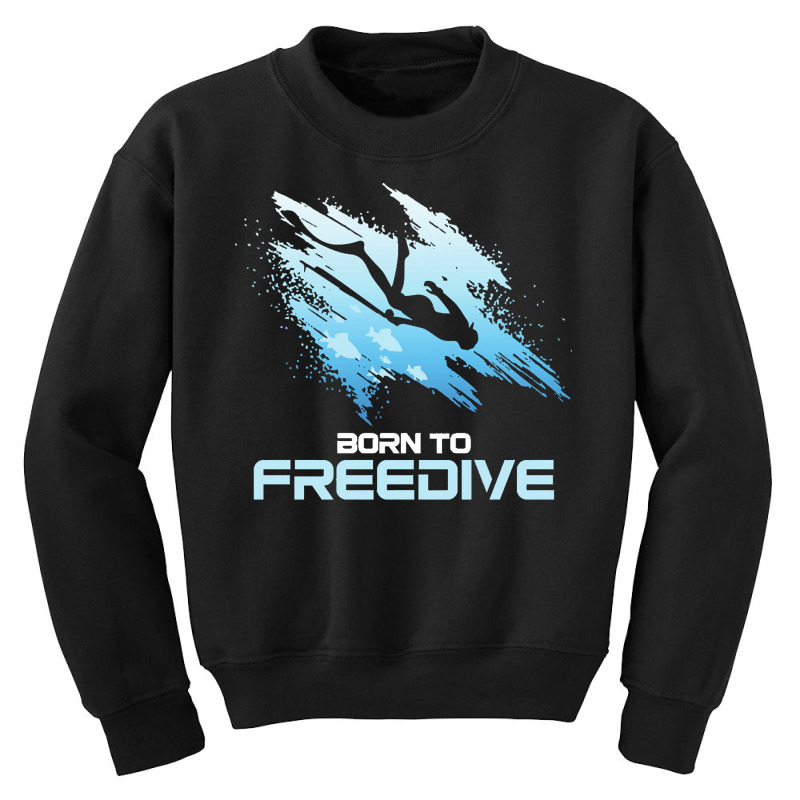 Swimming T  Shirt Freediving Freediver Scuba Diving Diver Underwater O Youth Sweatshirt by darrengorczany780 | Artistshot