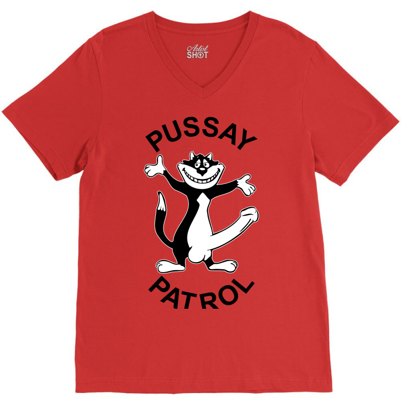 Custom Pussay Patrol Inbetweeners Stag Do Party Personalized Inspired V Neck Tee By Mdk Art