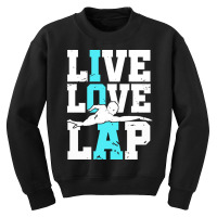 Swimming T  Shirt Live Swimming Pool Lap Love Swim Water Sports Swimme Youth Sweatshirt | Artistshot