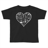 Chemistry T  Shirt Chemistry Science Heart Chemist Scientist Pharmacis Toddler T-shirt | Artistshot