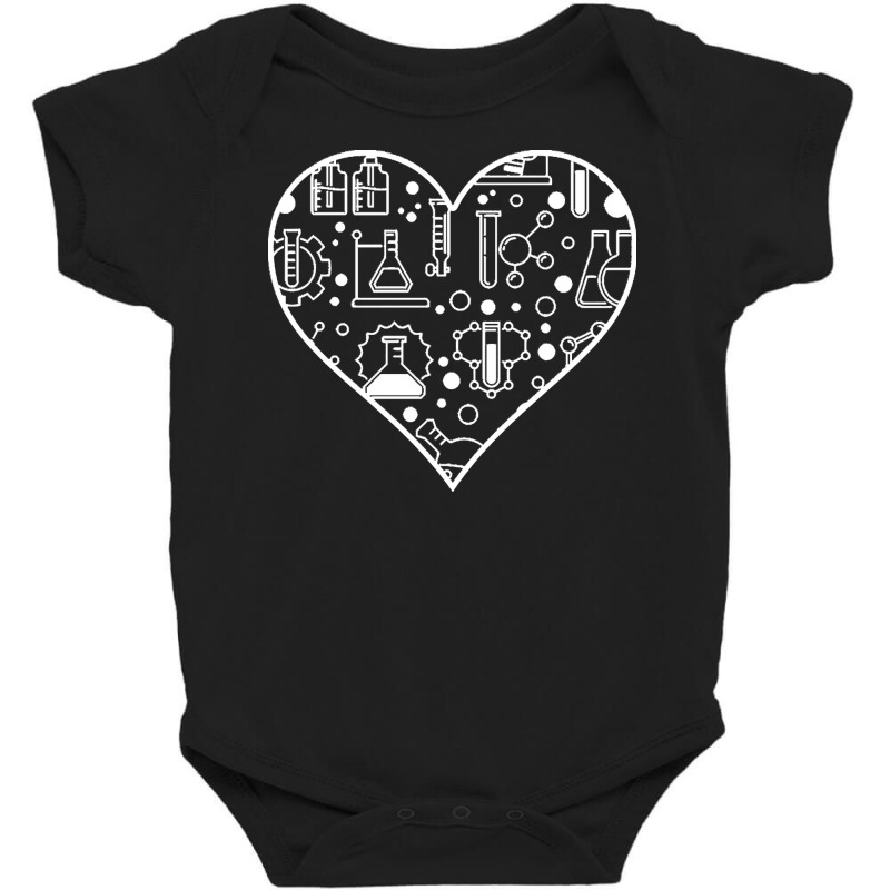 Chemistry T  Shirt Chemistry Science Heart Chemist Scientist Pharmacis Baby Bodysuit | Artistshot