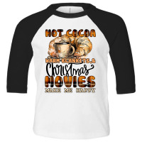 Hot Cocoa Toddler 3/4 Sleeve Tee | Artistshot