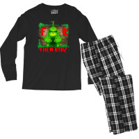 Fuck Them Kids Grinch Men's Long Sleeve Pajama Set | Artistshot