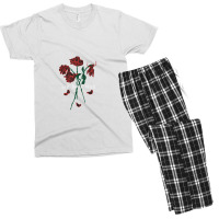 Ad Boys Club Red Roses Aesthetic Soft Grunge Punk Goth Eboy Men's T-shirt Pajama Set | Artistshot