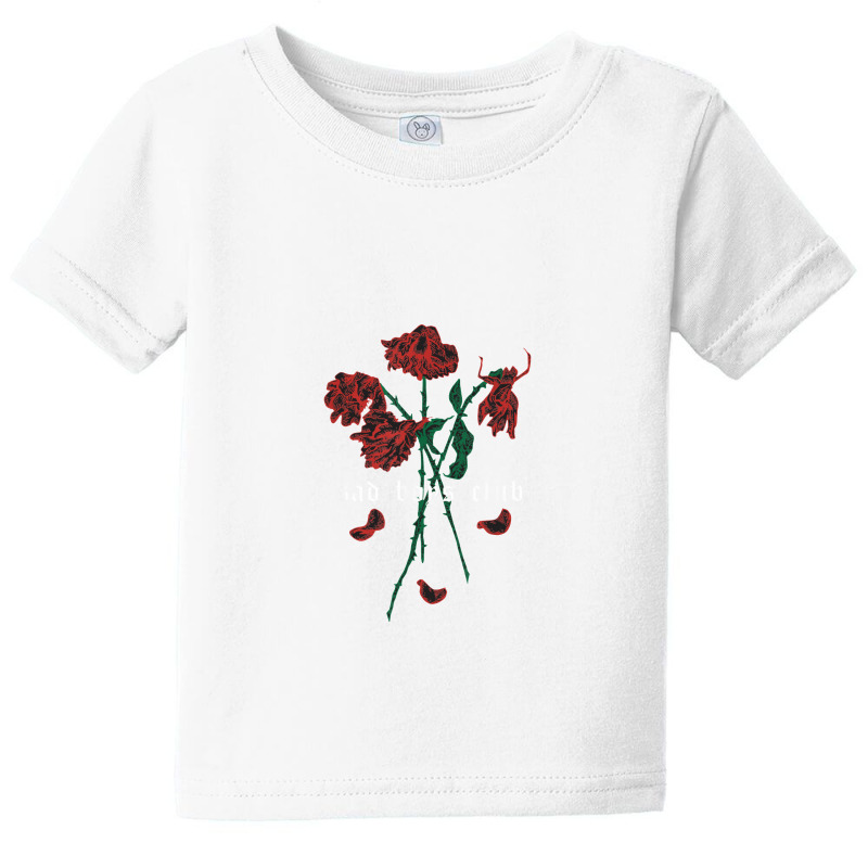 Ad Boys Club Red Roses Aesthetic Soft Grunge Punk Goth Eboy Baby Tee | Artistshot