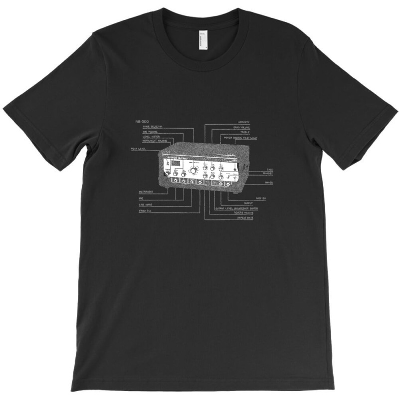 Space Echo Re 201 Faded Vintage Manual Design T-shirt | Artistshot