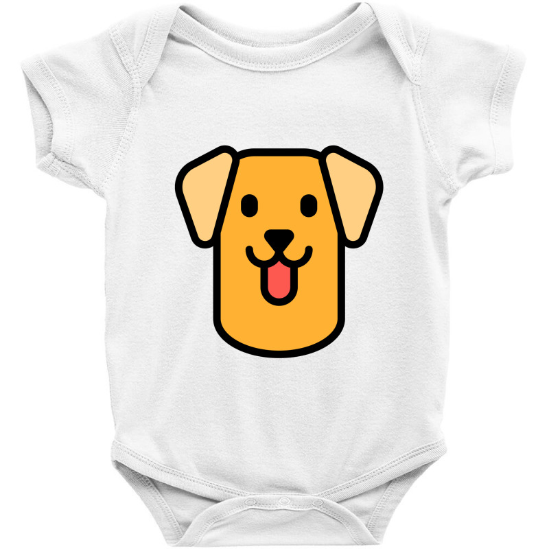 Emot Dog Dog Baby Bodysuit by DelanoDelwyn | Artistshot