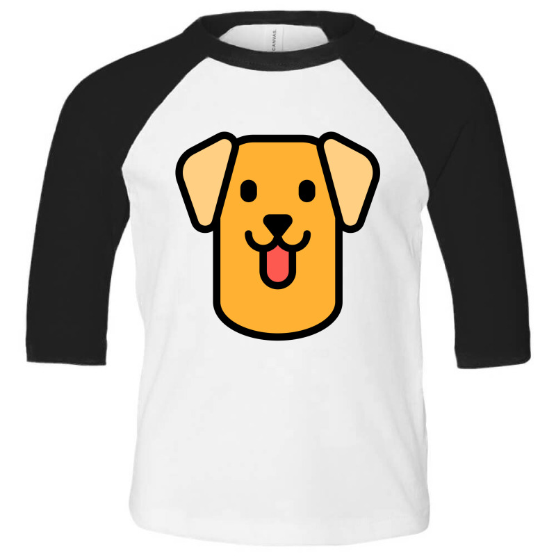 Emot Dog Dog Toddler 3/4 Sleeve Tee by DelanoDelwyn | Artistshot