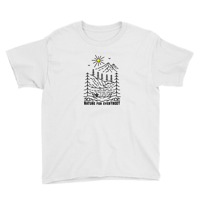 Nature For Everybody Youth Tee by manishjyotistore | Artistshot