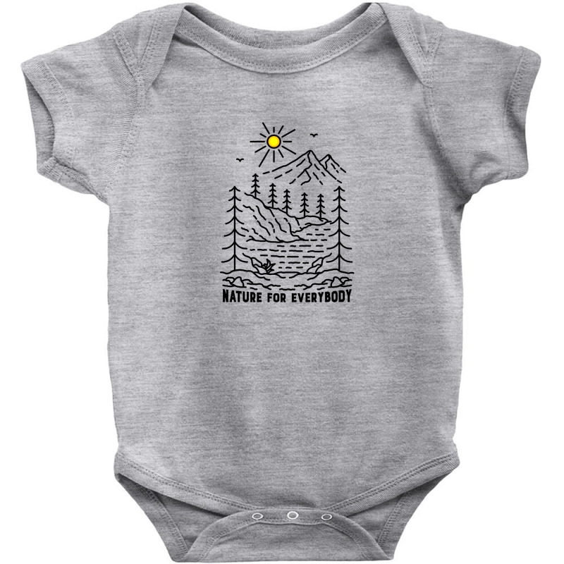 Nature For Everybody Baby Bodysuit by manishjyotistore | Artistshot