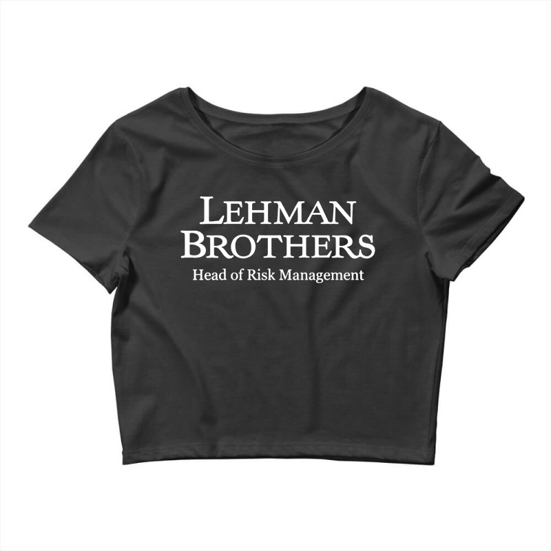 Lehman Brothers Crop Top by Mozza | Artistshot