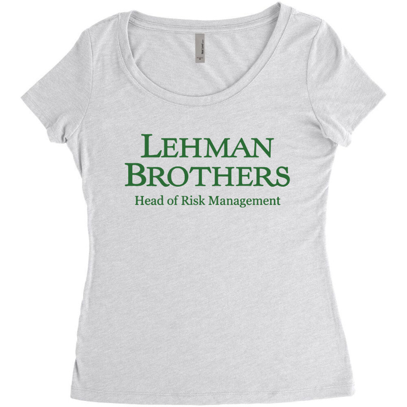 Lehman Brothers Women's Triblend Scoop T-shirt by Mozza | Artistshot