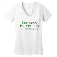 Lehman Brothers Women's V-neck T-shirt | Artistshot