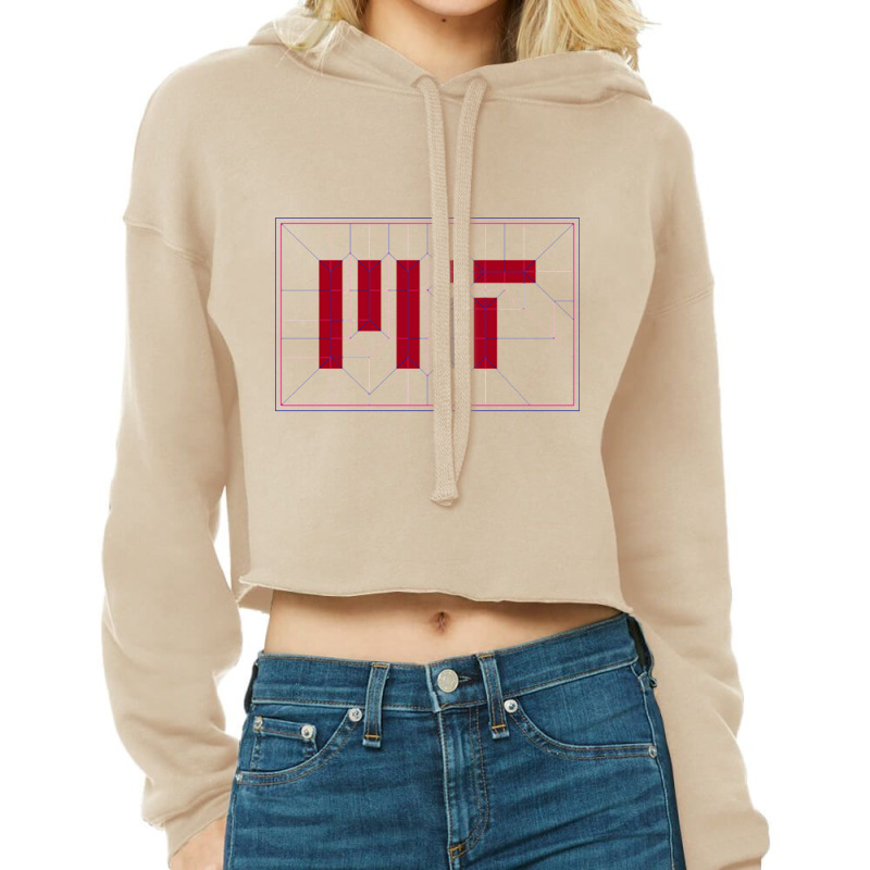 Massachusetts Institute Of Technology Cropped Hoodie by literworart | Artistshot