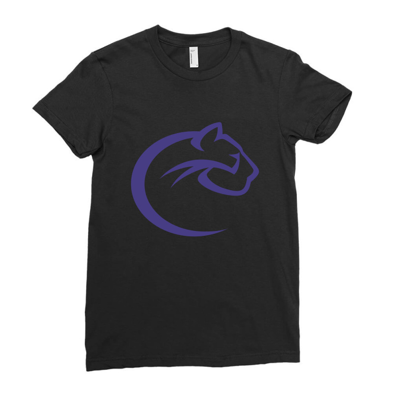 The Chatham Cougars #ffffff Ladies Fitted T-Shirt by boston34 | Artistshot