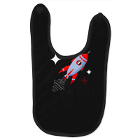 Atomic Rocket Retro Mid Century Modern Futuristic Spaceship Baby Bibs | Artistshot