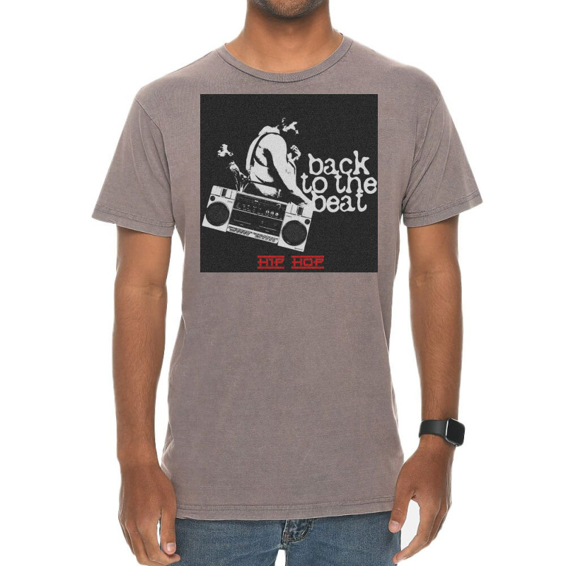 Music Vinyl Junkie Hip Hop Vintage T-Shirt by zig street | Artistshot