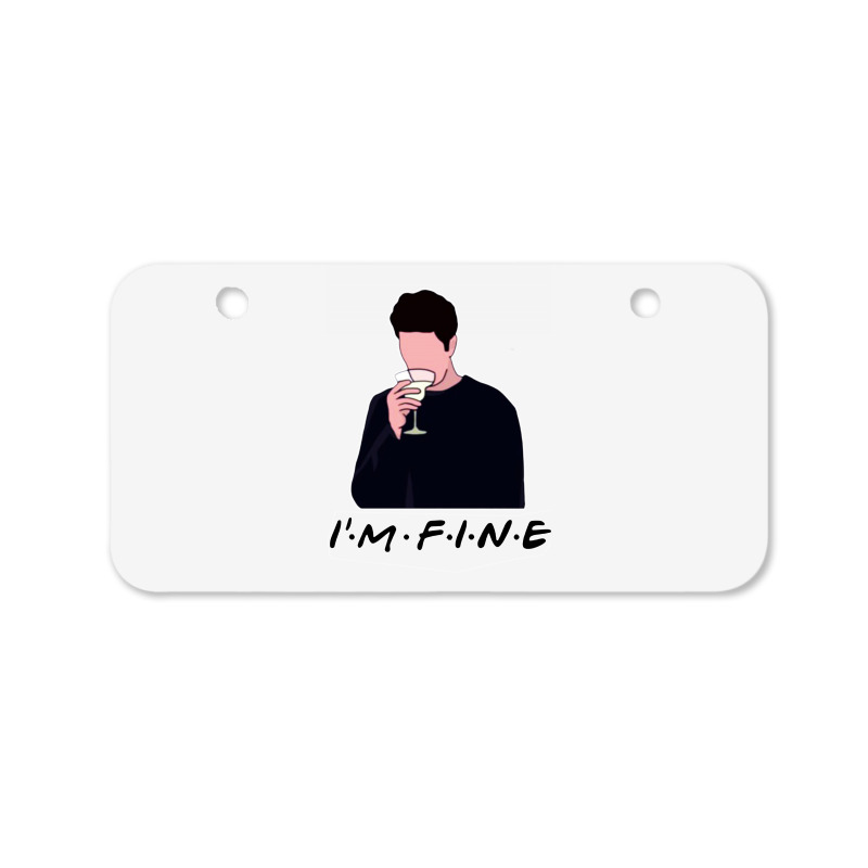 Friends I’m Fine Ross Geller Lovers Bicycle License Plate | Artistshot