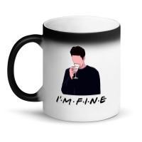 Friends I’m Fine Ross Geller Lovers Magic Mug | Artistshot