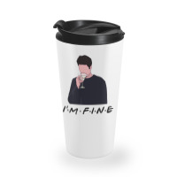 Friends I’m Fine Ross Geller Lovers Travel Mug | Artistshot