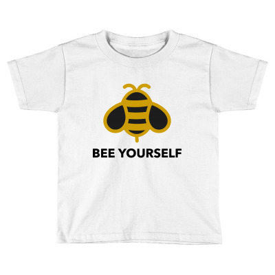 Bee Yourself Toddler T-shirt Designed By Jasmine Tees