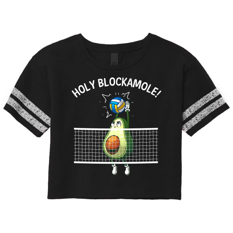 Funny Volleyball For Men Women Holy Guacamole Player Blocker Premium T Scorecard Crop Tee by alanacaro | Artistshot