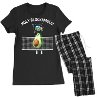 Funny Volleyball For Men Women Holy Guacamole Player Blocker Tank Top Women's Pajamas Set | Artistshot