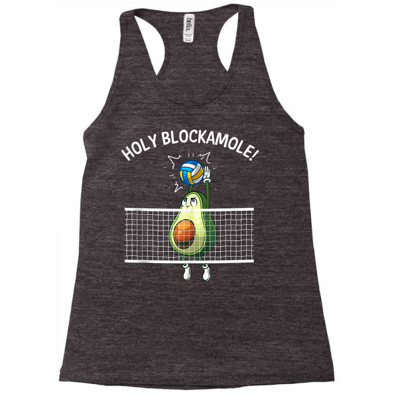 Funny Volleyball For Men Women Holy Guacamole Player Blocker Tank Top Racerback Tank by alanacaro | Artistshot