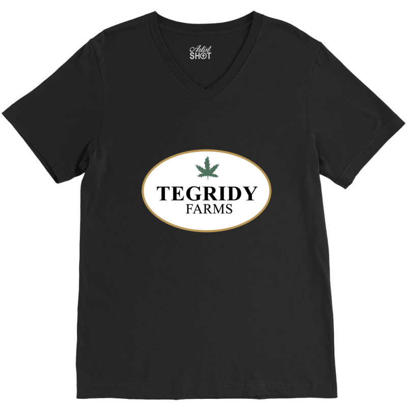 Tegridy Farms V-Neck Tee by humanitra | Artistshot