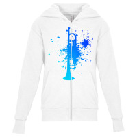 Men's Trumpet Player Trumpet T Shirt Youth Zipper Hoodie | Artistshot