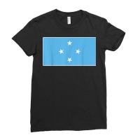 Micronesia T Shirt Chuukese Tee Flag Souvenir Gift T Shirt Ladies Fitted T-shirt | Artistshot