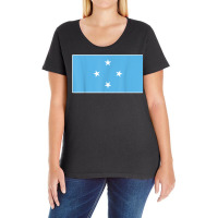 Micronesia T Shirt Chuukese Tee Flag Souvenir Gift T Shirt Ladies Curvy T-shirt | Artistshot