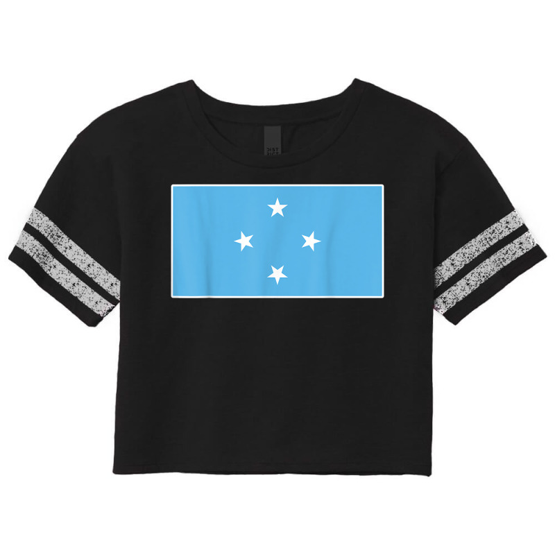 Micronesia T Shirt Chuukese Tee Flag Souvenir Gift T Shirt Scorecard Crop Tee by holly434 | Artistshot