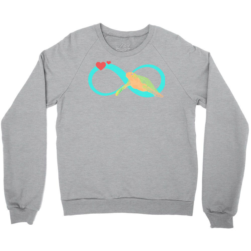 Turtle T  Shirt Sea Turtle Lover Infinity Sign Ocean Animal Turtle T Crewneck Sweatshirt | Artistshot