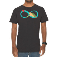 Turtle T  Shirt Sea Turtle Lover Infinity Sign Ocean Animal Turtle T Vintage T-shirt | Artistshot