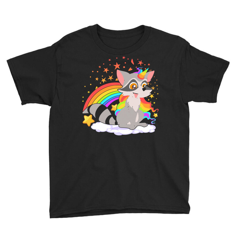 Animal T  Shirt Cute Raccoonicorn Fantasy Trash Panda Unicorn Magical Youth Tee by wlowe820 | Artistshot