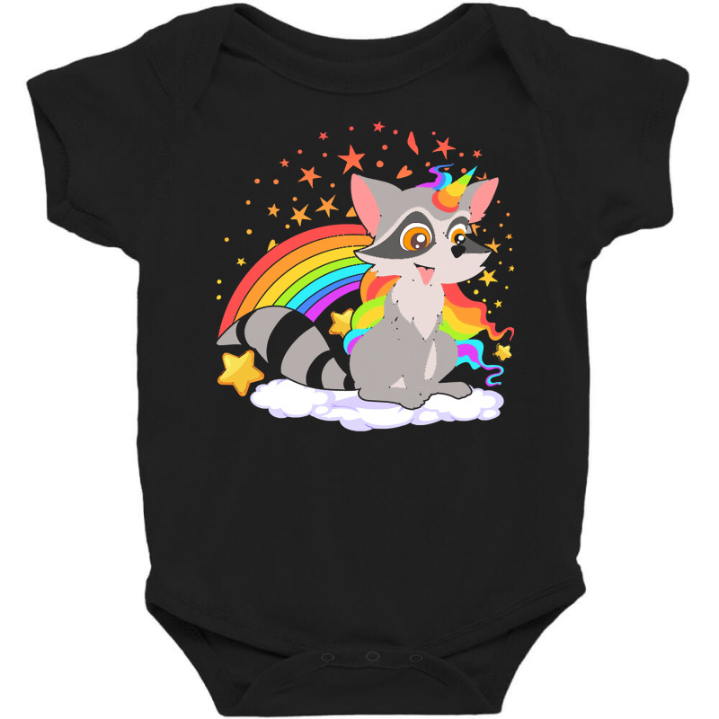 Animal T  Shirt Cute Raccoonicorn Fantasy Trash Panda Unicorn Magical Baby Bodysuit by wlowe820 | Artistshot