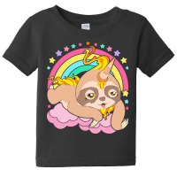 Animal T  Shirt Cute Sloth Magical Unicorn Slothicorn Lazy Animal T  S Baby Tee | Artistshot