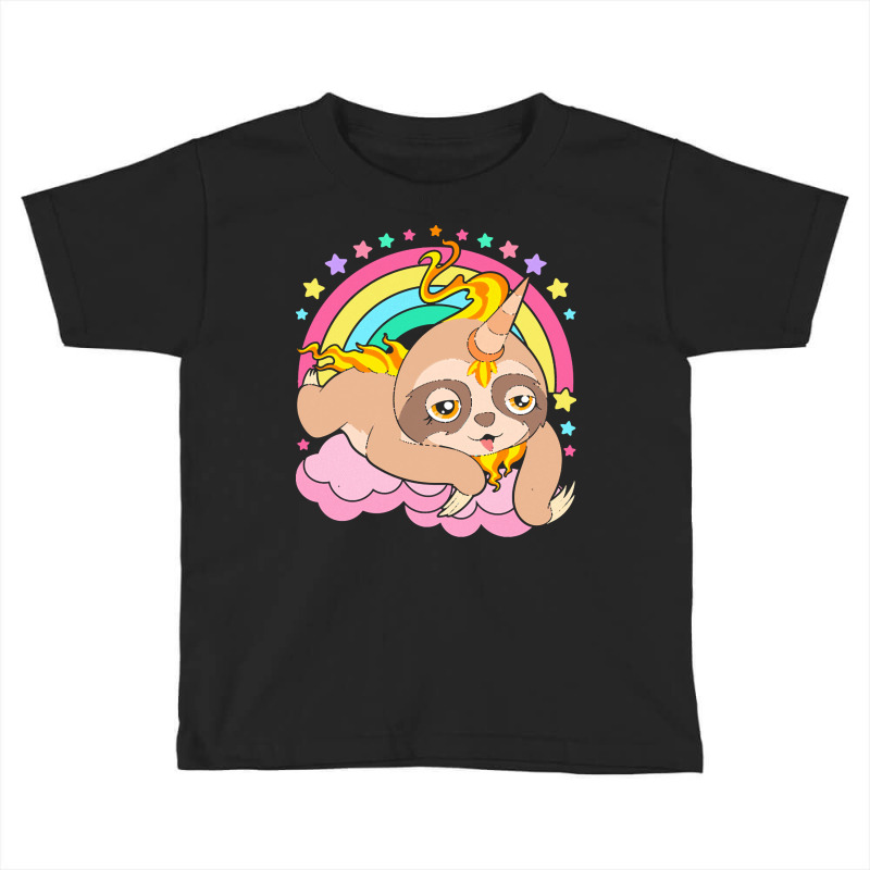 Animal T  Shirt Cute Sloth Magical Unicorn Slothicorn Lazy Animal T  S Toddler T-shirt by wlowe820 | Artistshot