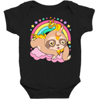 Animal T  Shirt Cute Sloth Magical Unicorn Slothicorn Lazy Animal T  S Baby Bodysuit | Artistshot