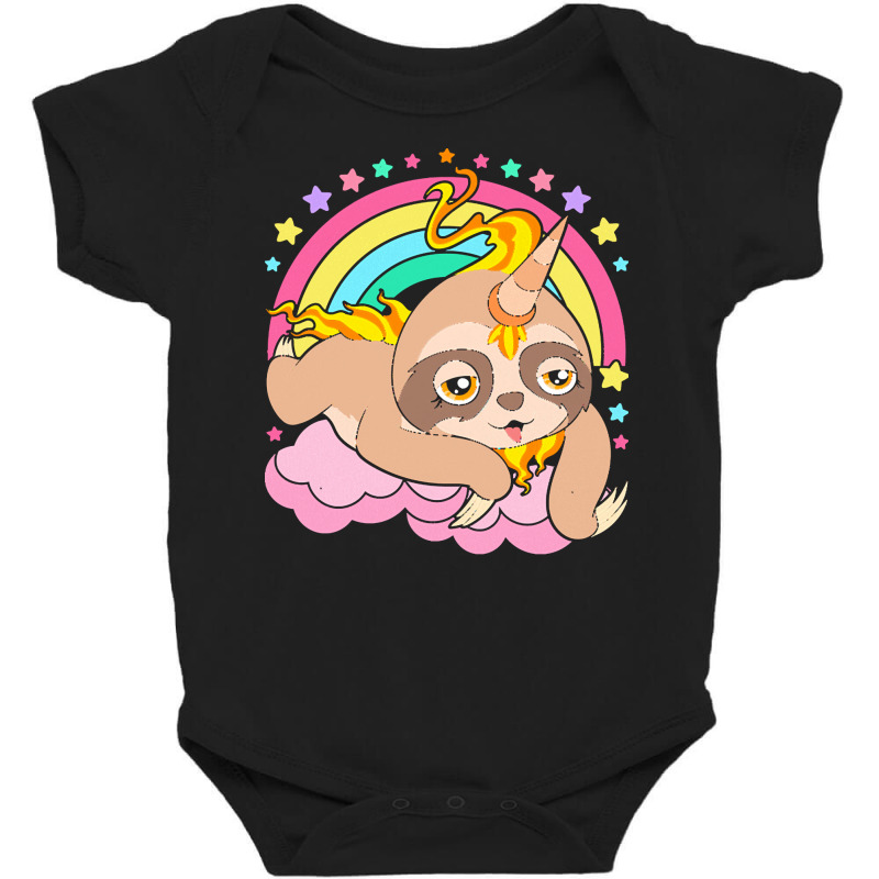 Animal T  Shirt Cute Sloth Magical Unicorn Slothicorn Lazy Animal T  S Baby Bodysuit by wlowe820 | Artistshot