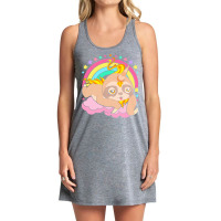 Animal T  Shirt Cute Sloth Magical Unicorn Slothicorn Lazy Animal T  S Tank Dress | Artistshot